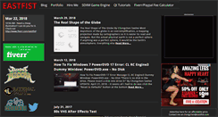 Desktop Screenshot of eastfist.com